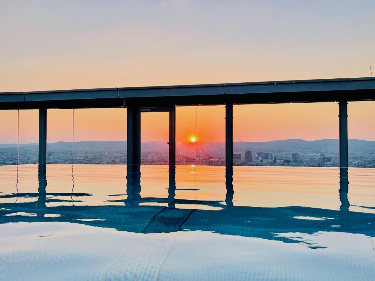 Triiiple Level 31 - Sonnenwohnen Apartment Mit Fantastischem Ausblick Und Parkplatz Vienna Esterno foto